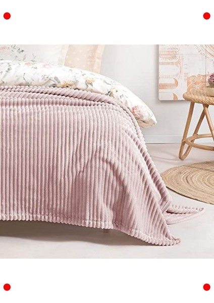 Wellsoft Çift Kişilik Battaniye - Pudra fiyatları