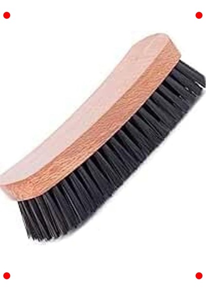 Ahşap Saplı Çok Amaçlı Sert Kumaş Temizlik Fırçası