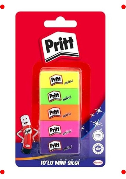 10'lu Mini Hata Silgisi Seti