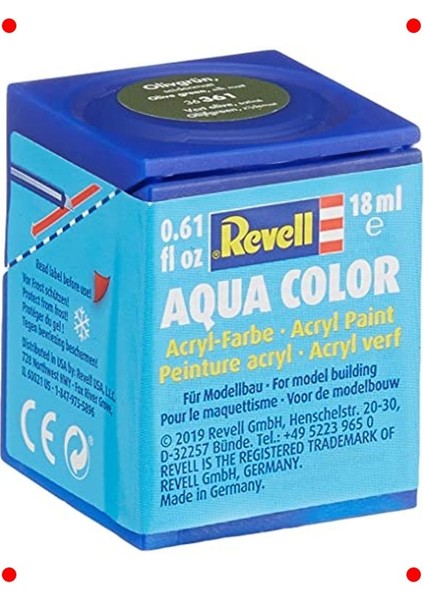 Zeytin Yeşili Ipek Mat Su Bazlı Maket Boyası (18 Ml)