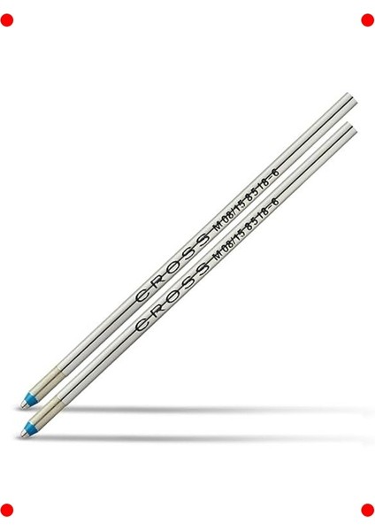 Tükenmez Kalem Yedek Mürekkebi - Kırmızı, Ince Uç