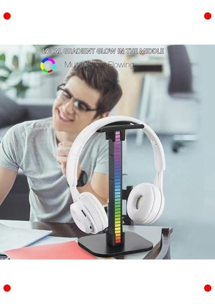 Masaüstü Oyuncu Kulaklık Rgb Standı fırsatları