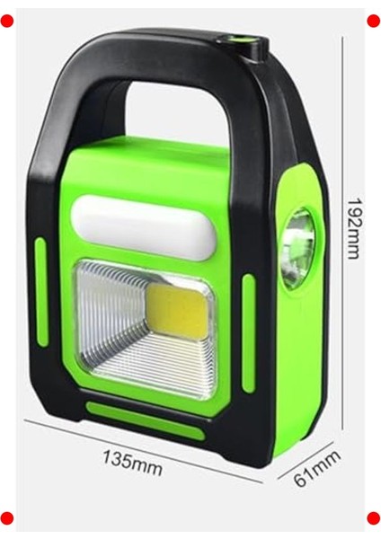 Solar LED Kamp Feneri ve Işıldak: USB Şarjlı modelleri