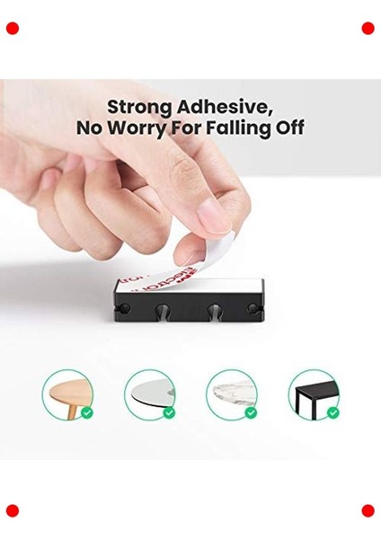 3+1 Kanallı Silikon Kablo Düzenleyici Organizer fırsatları