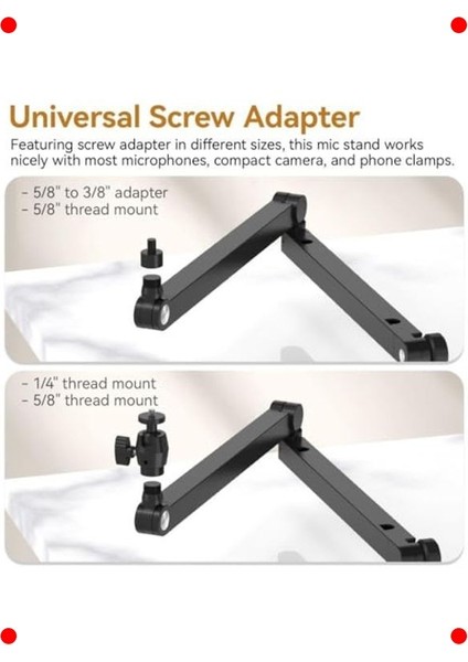 Ayarlanabilir Masa Tipi Mikrofon Kolu indirimleri