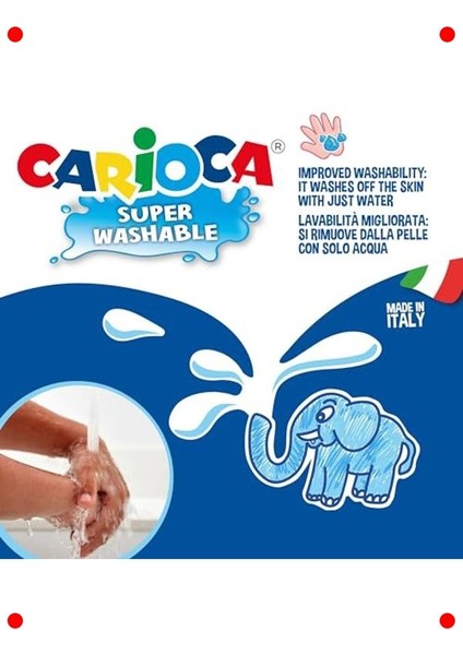 Süper Yıkanabilir Keçeli Kalem Seti - 12'li modelleri