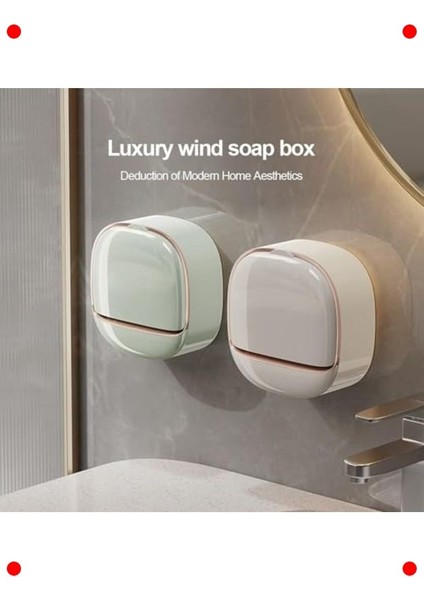 Duvara Monte Çift Katmanlı Sabunluk - Beyaz indirimleri