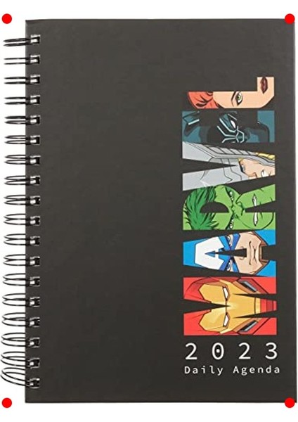Süper Kahraman Ajanda Siyah 2023 Sınırlı Üretim