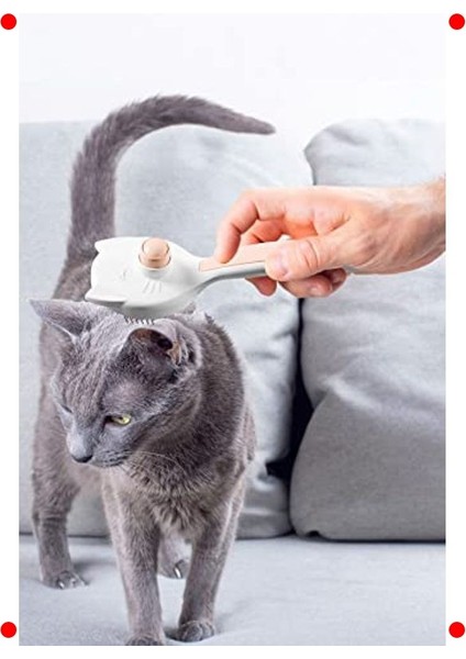 Otomatik Temizlenen Evcil Hayvan Tüy Fırçası - Basmalı indirimleri