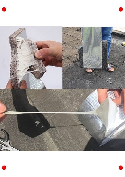 Isıya Dayanıklı Çatı Boru Çatlak Onarım Bandı 5cm x 5mt indirimleri