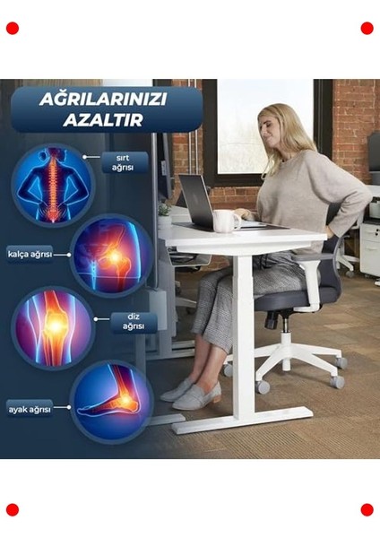 Ergonomik Ayak Desteği - Masa Altı Rahatlatıcı Minder modelleri
