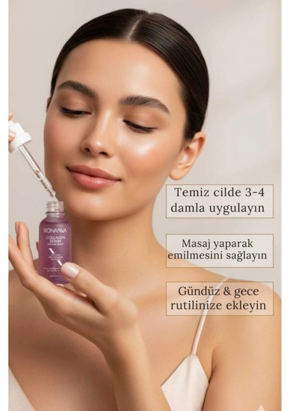 Kolajen Serum - Botox Etkili, Allantoin, Salisilik Asit, Hyalüronik Asit - 30ML indirimleri