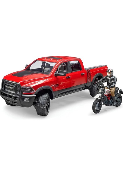 Bruder Ram 2500 Pickup, Ducati Motorsiklet ve Sürücüsü BR02502