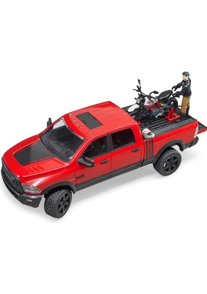 Bruder Ram 2500 Pickup, Ducati Motorsiklet ve Sürücüsü BR02502 modelleri