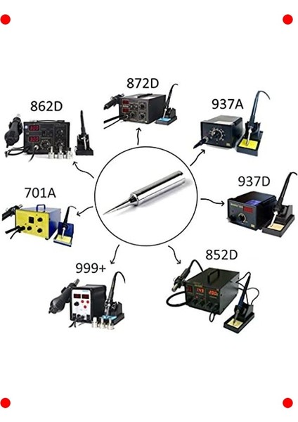 Isı Ayarlı Havyalar Için Yedek Havya Ucu fırsatları