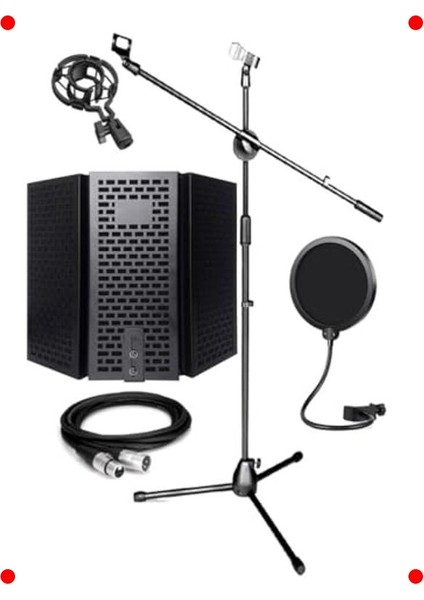 Mikrofon Kayıt Stüdyo Seti | Stand & Aksesuarlar