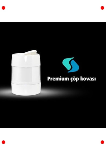 Modern Tasarım Premium Çöp Kovası - Beyaz modelleri