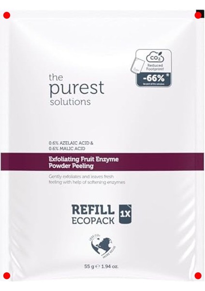 Meyve Enzimli Peeling Pudra Ekolojik Yedek Paket