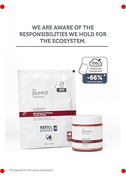 Meyve Enzimli Peeling Pudra Ekolojik Yedek Paket modelleri