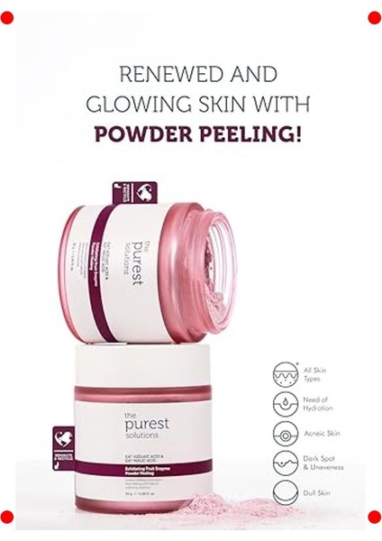 Meyve Enzimli Peeling Pudra Ekolojik Yedek Paket indirimleri