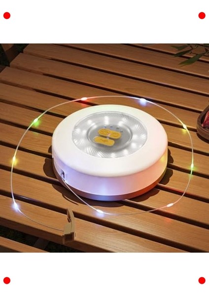 Çok Fonksiyonlu Şerit LED Kamp Lambası - Rgb ve Sos