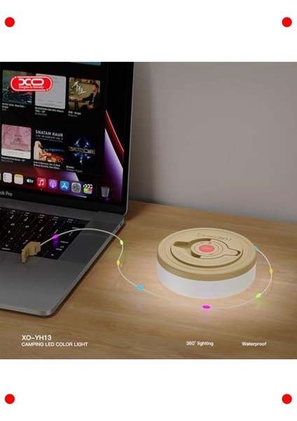 Çok Fonksiyonlu Şerit LED Kamp Lambası - Rgb ve Sos fiyatları