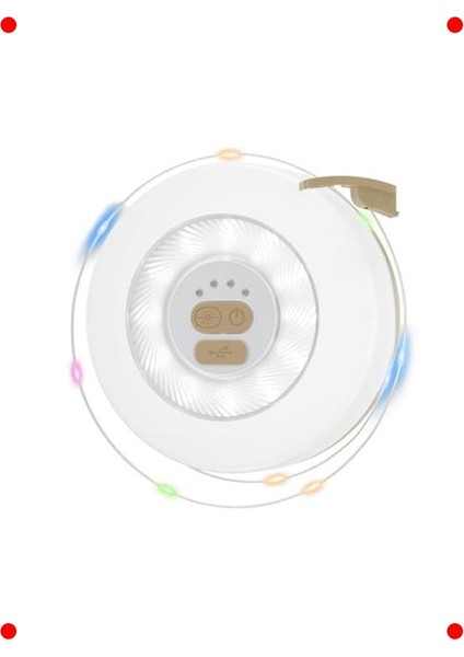 Çok Fonksiyonlu Şerit LED Kamp Lambası - Rgb ve Sos indirimleri