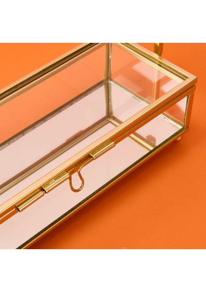 Living Cam Sandıklı Metal Takı Askısı - Altın - 20X7X27 cm modelleri