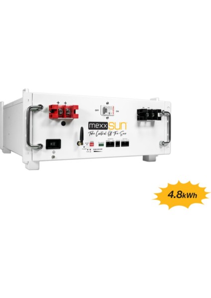 - Inges 48 Volt 100 Amper Lityum Akü - 4.8 Kwh Lifepo4 Batarya