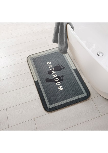 Soft Bathroom Dikdörtgen Sihirli Banyo Paspası - Antrasit - 50X70 cm fiyatları