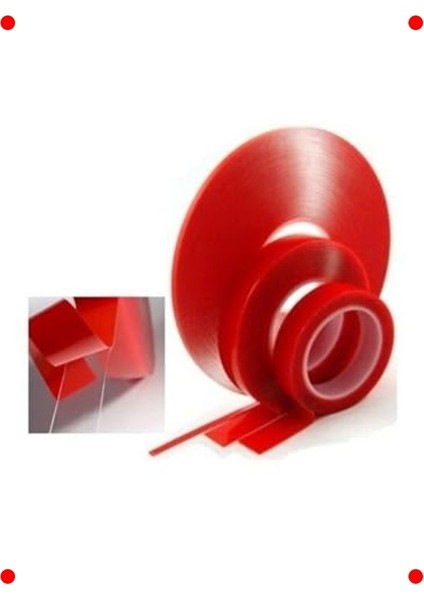 Şeffaf Akrilik Çift Taraflı Montaj Bandı 10MM x 5m fiyatları