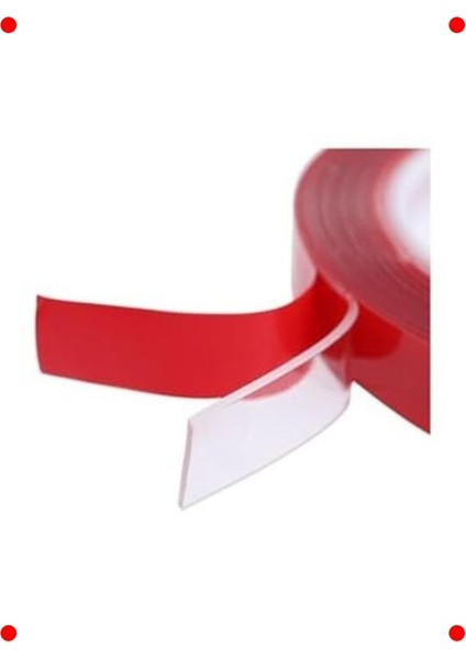 Şeffaf Akrilik Çift Taraflı Montaj Bandı 10MM x 5m indirimleri