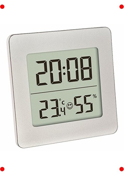Dijital Saatli Oda Termometresi ve Higrometre