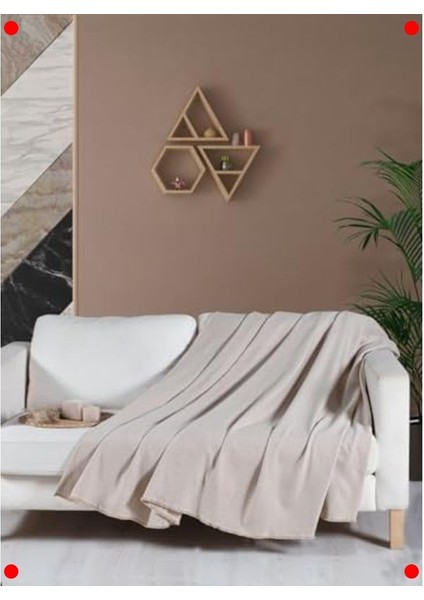 Macar Koltuk Kılıfı - Bej, 170X230 cm