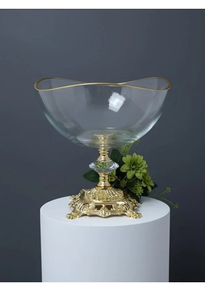 Metal Ayaklı Lüxs Sunumluk Kase