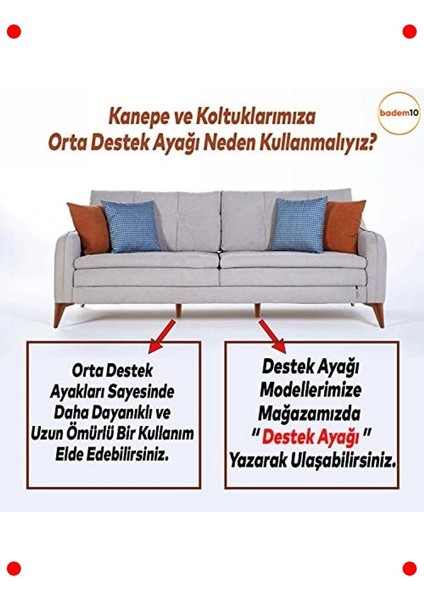 20'li Robot Süpürge Uyumlu Mobilya Ayağı fiyatları