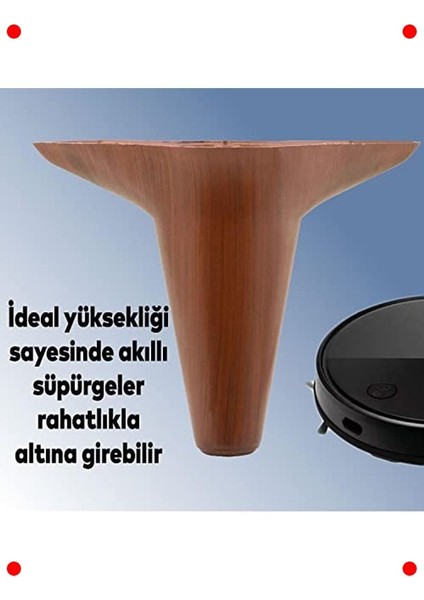 20'li Robot Süpürge Uyumlu Mobilya Ayağı indirimleri