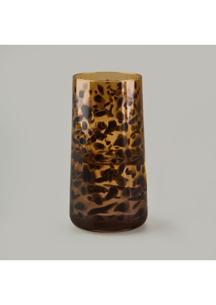 Leopar 4'lü Meşrubat Bardağı Seti - Kahverengi - 520 ml modelleri