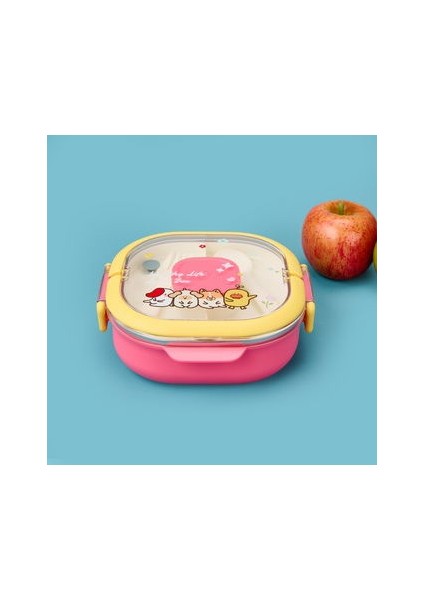 Figürlü Yemek Kabı - Kırmızı - 700 ml fiyatları