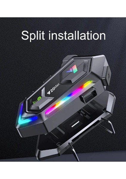 Y20 Motosiklet Bluetooth 5.3 Kask Intercom 2 Kişi 300 Metre Eşleşme Özellikli modelleri