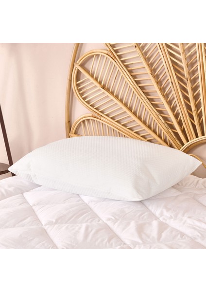Soft Minik Kapitoneli Sıvı Geçirmez Yastık Alezi - Beyaz - 50X70 cm fiyatları