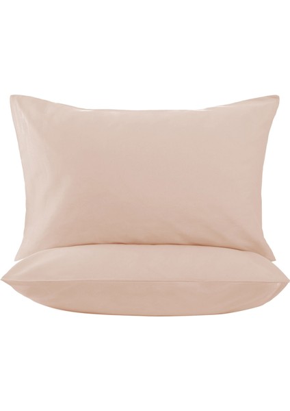Çocuk 2'li Yastık Kılıfı - Pudra