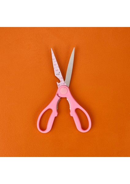 Desenli Mutfak Makası - Asorti - 25 cm modelleri