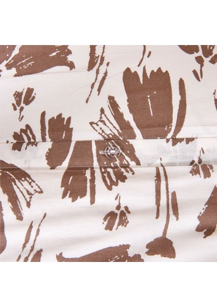 Soft Lily Çift Kişilik Nevresim Takımı - Ekru / Kahverengi modelleri