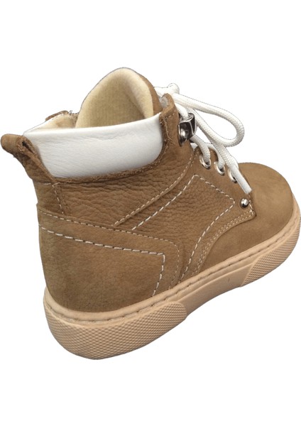 1001 Ridente A Taba Süet Bebe Erkek Çocuk Bot % 100 Deri Fermuarlı ve Bağcıklı fırsatları