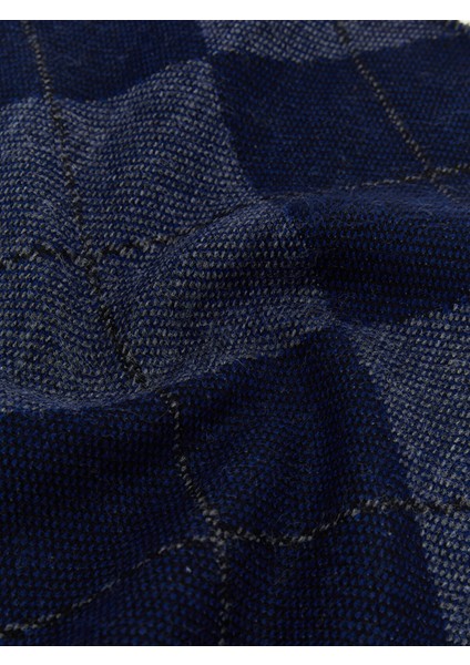 Yeni Sezon Ekose Desenli Püsküllü Erkek Atkı modelleri