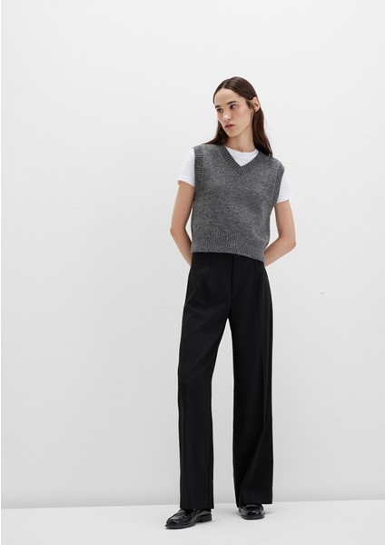 Siyah Kumaş Pantolon 1011089-900