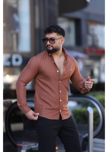 Business Class Klasik Yaka Kolay Ütülenebilir Gömlek modelleri