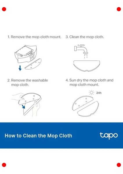 Yıkanabilir Robot Süpürge Paspas Bezi (5 Adet) Uyumlu fiyatları