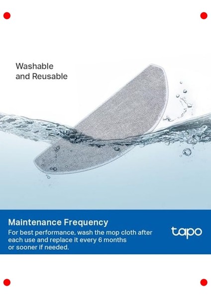 Yıkanabilir Robot Süpürge Paspas Bezi (5 Adet) Uyumlu modelleri